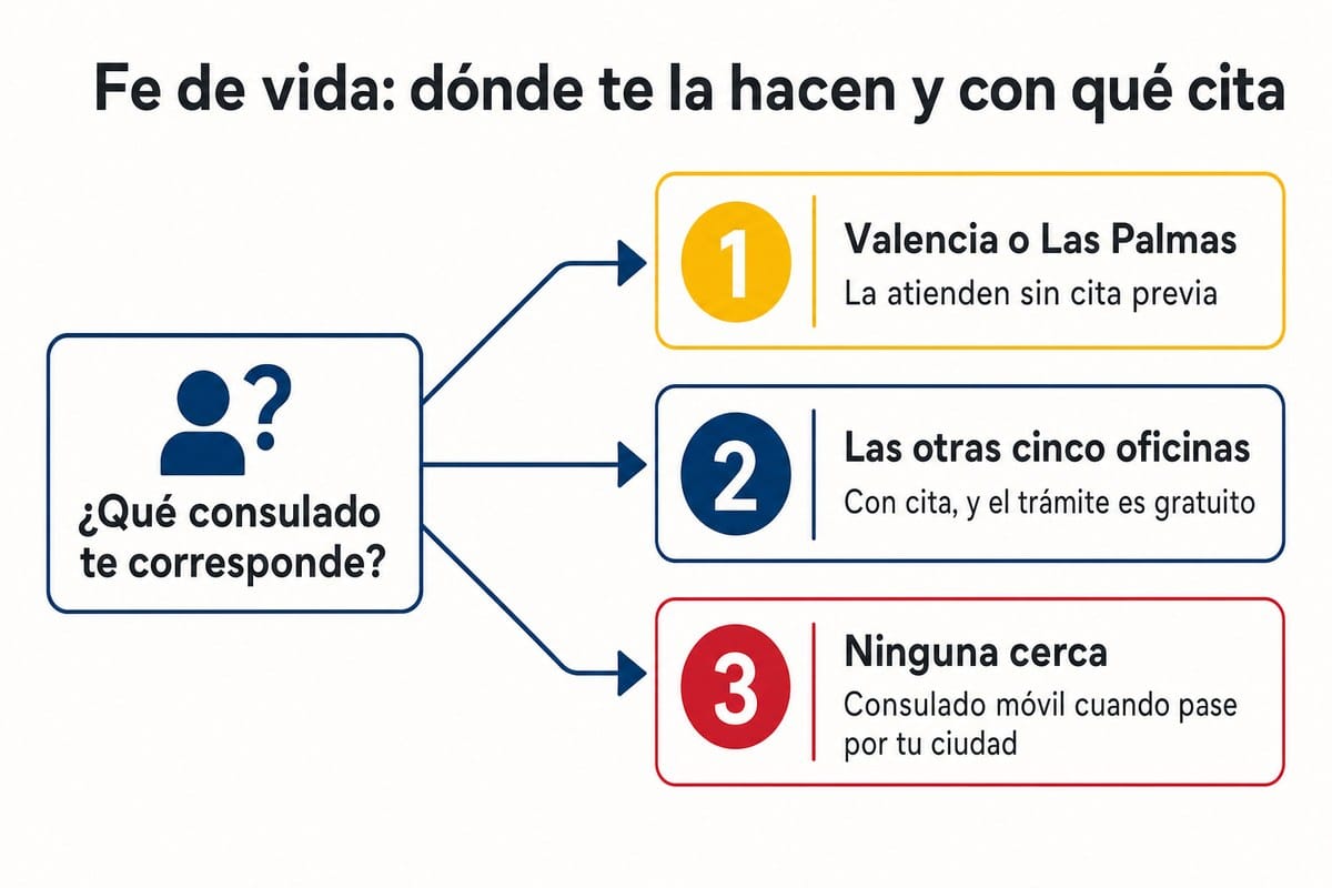 Fe de vida: dónde te la hacen y con qué cita
