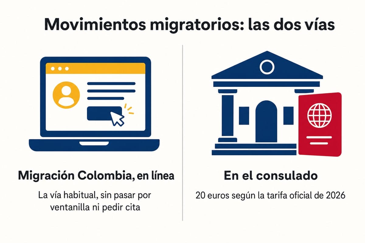 Movimientos migratorios: las dos vías