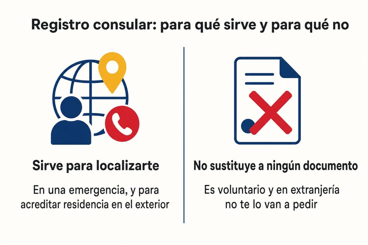 Registro consular: para qué sirve y para qué no